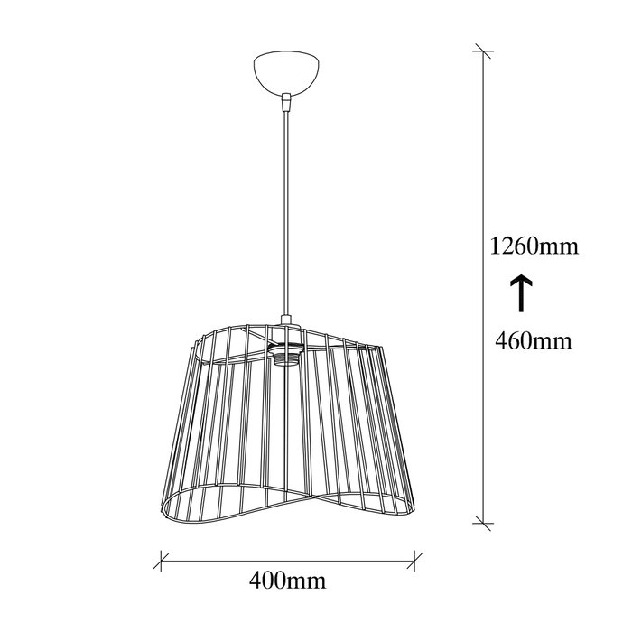 Opviq Lámpara de araña industrial negra con altura ajustable Opviq Lámpara de araña industrial negra con altura ajustable